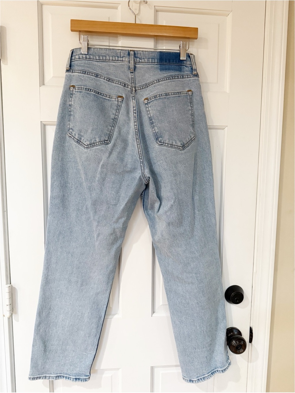 Abercrombie and Fitch Curve Love Ultra High Rise Ankle Straight Jeans 29/8 - Picture 5 of 8